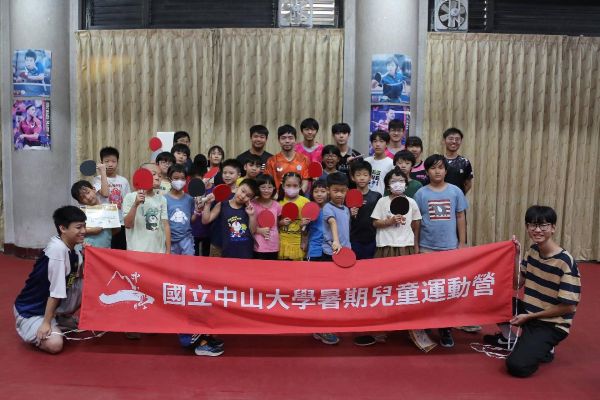 中山大學兒童桌球營開打　莊智淵親授球技教抗壓1